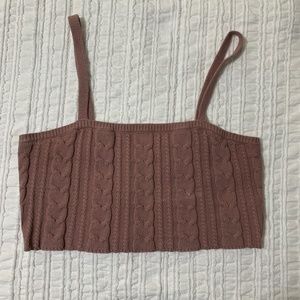 Wild Fable Knitted Crop Tank